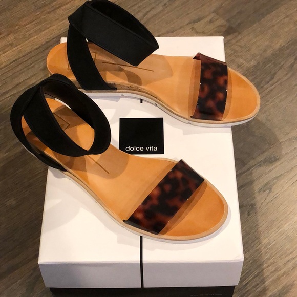 Dolce Vita Cork Wedge Sandals - Picture 4 of 6